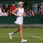 Jessica Moore Playing At Wimbledon (2)